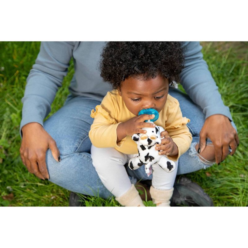 slide 2 of 8, WubbaNub Detachable Pacifier - Cow, 1 ct