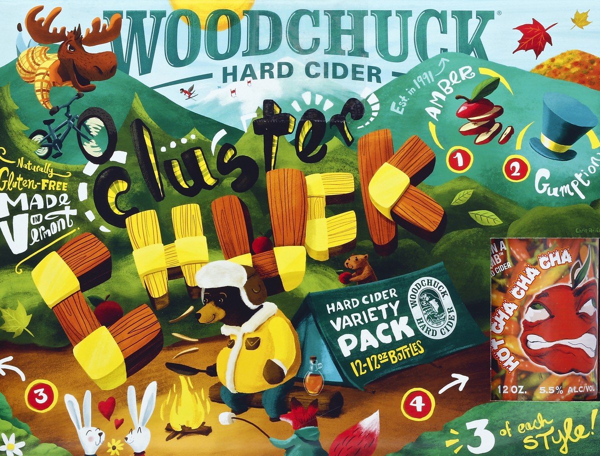 slide 5 of 6, Woodchuck Variety Pack, 12 ct; 12 oz