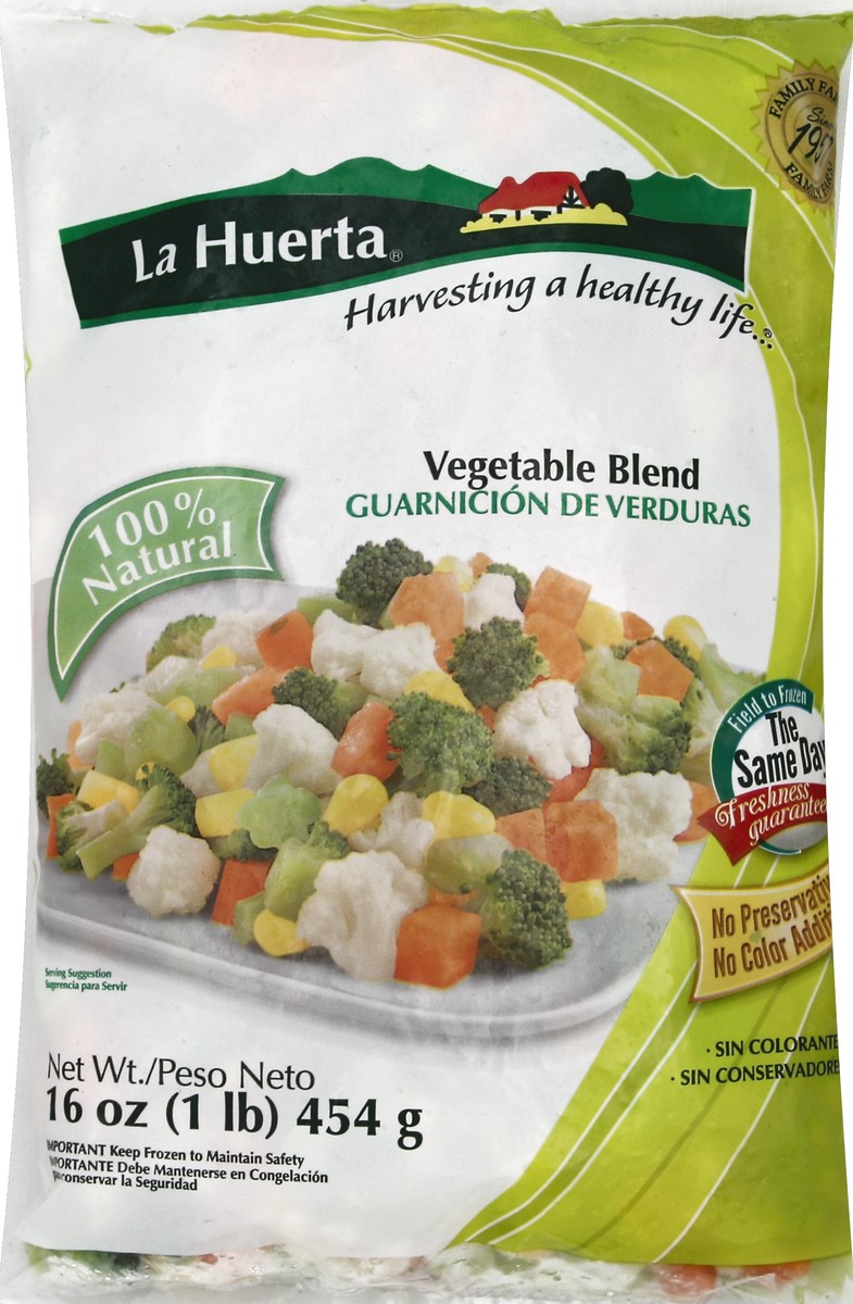 slide 5 of 5, La Huerta Vegetable Blend 16 oz, 16 oz