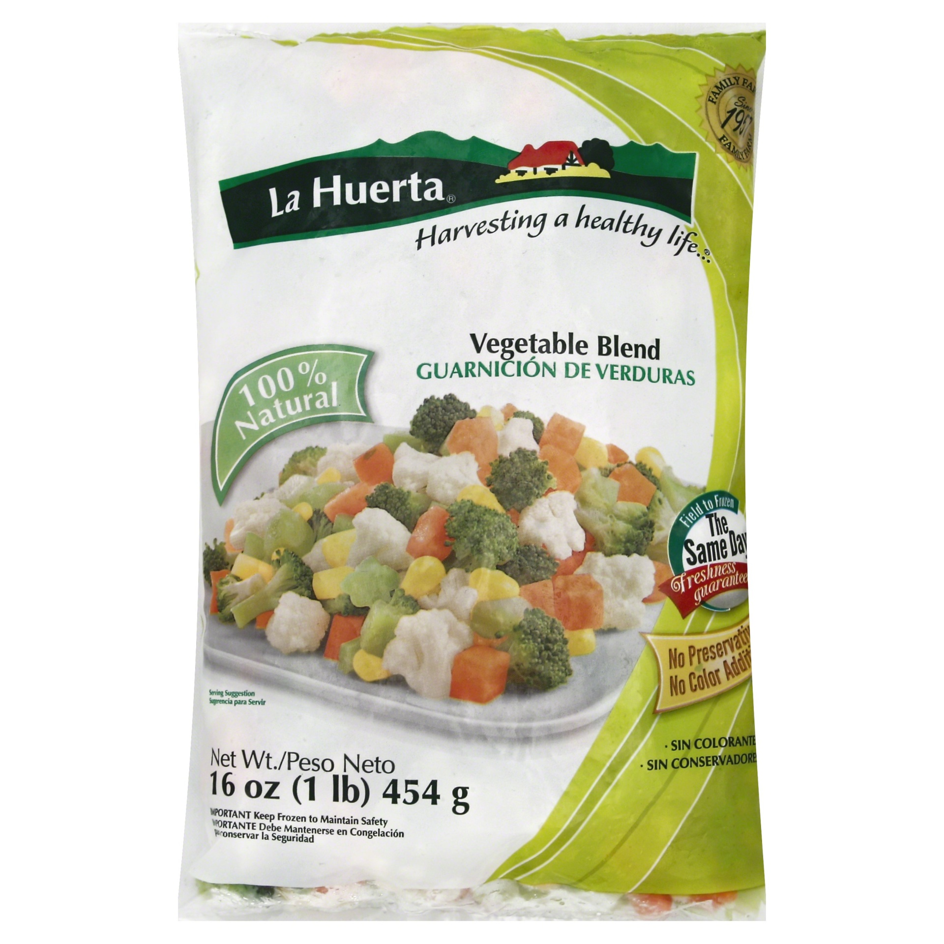 slide 1 of 5, La Huerta Vegetable Blend 16 oz, 16 oz