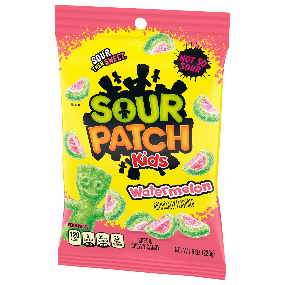 slide 3 of 9, Sour Patch Kids Watermelon Soft and Chewy Candy - 8oz, 