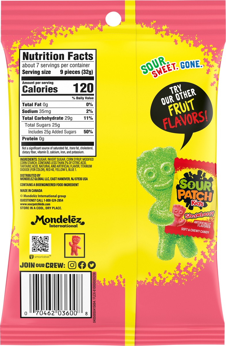 slide 5 of 9, Sour Patch Kids Watermelon Soft and Chewy Candy - 8oz, 