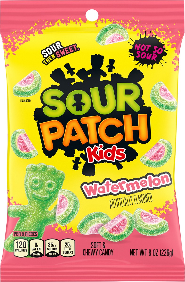 slide 6 of 9, Sour Patch Kids Watermelon Soft and Chewy Candy - 8oz, 