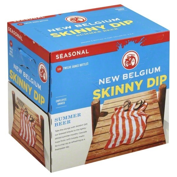 slide 1 of 1, New Belgium Skinny Dip Summer Beer Bottles, 12 ct; 12 oz