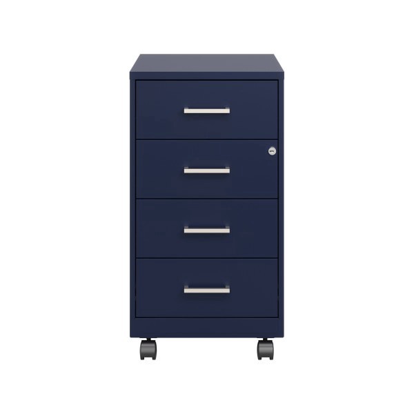 slide 5 of 6, SOHO Space Solutions Soho 18"" Deep 4 Drawer Metal Mobile Organizer, 4 Box Drawers, Locking, 1 ct