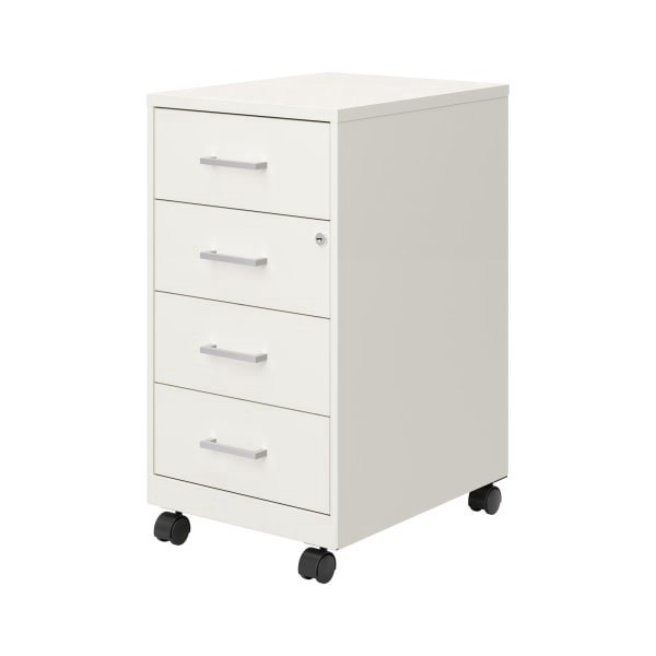 slide 7 of 8, SOHO Space Solutions Soho 18"" Deep 4 Drawer Metal Mobile Organizer, 4 Box Drawers, Locking, 1 ct