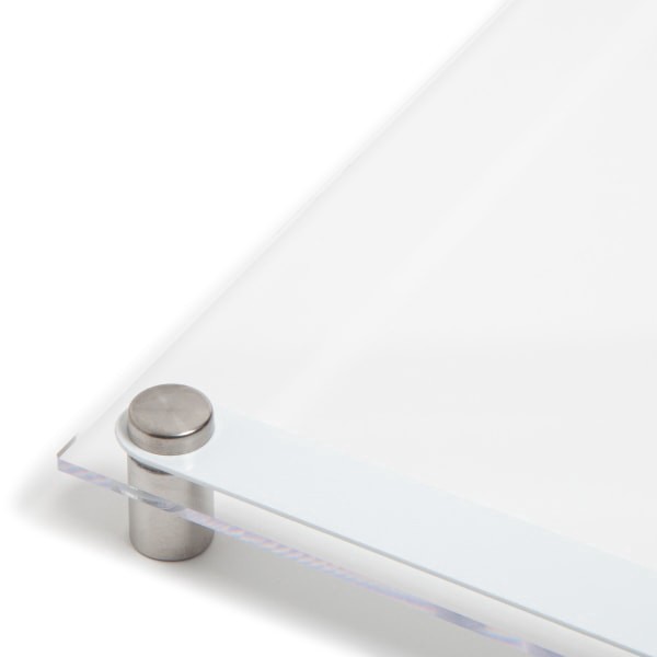 slide 2 of 7, U Brands Acrylic Dry-Erase Board With Magnetic Bulletin Bar, 16"" X 16"", Clear, 1 ct
