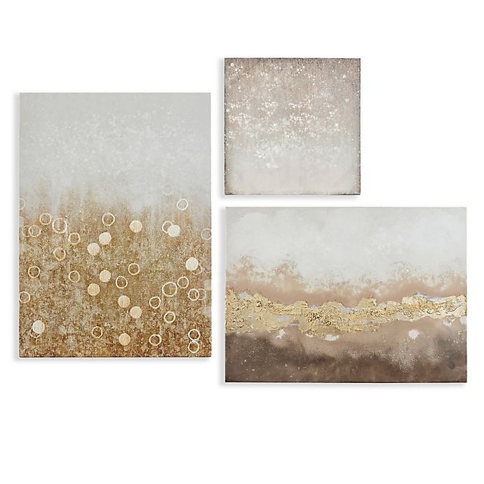 slide 1 of 8, Madison Park Radiant Impression Panel Canvas Wall Art, 3 ct