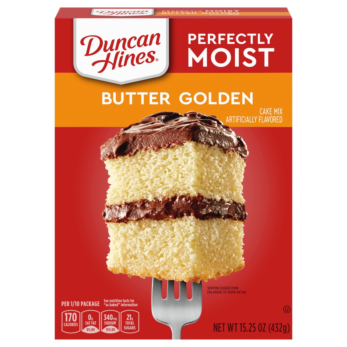 slide 1 of 13, Duncan Hines Butter Golden Flavored Cake Mix, 15.25 oz., 15.25 oz