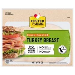 Foster Farms Honey Roasted Turkey Breast Deli Meat - 8oz