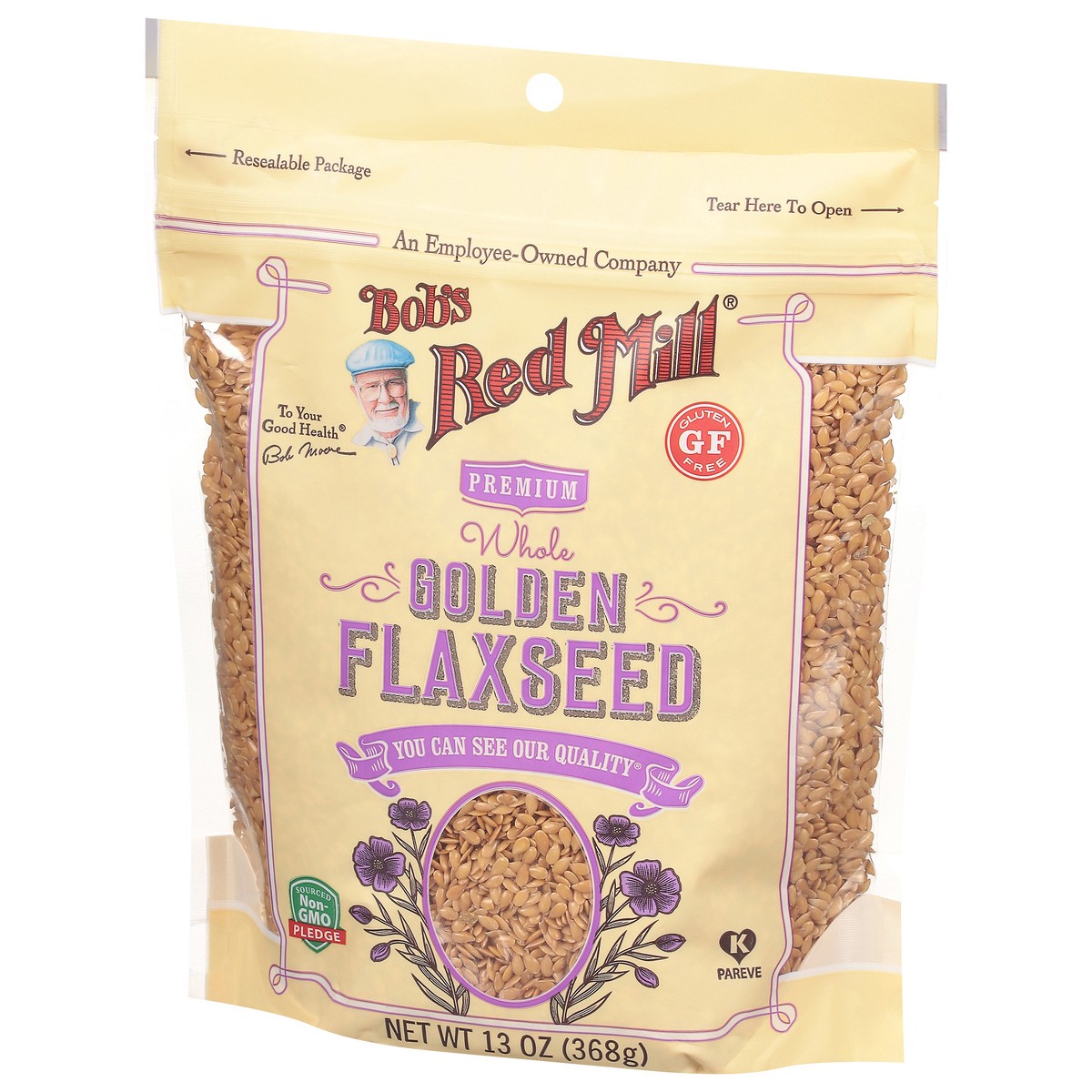 slide 3 of 9, Bob's Red Mill Golden Flax Seeds, 24 oz