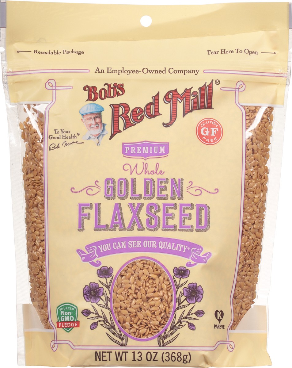 slide 6 of 9, Bob's Red Mill Golden Flax Seeds, 24 oz