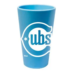Chicago Cubs Alternate Logo Silicone Pint Glass