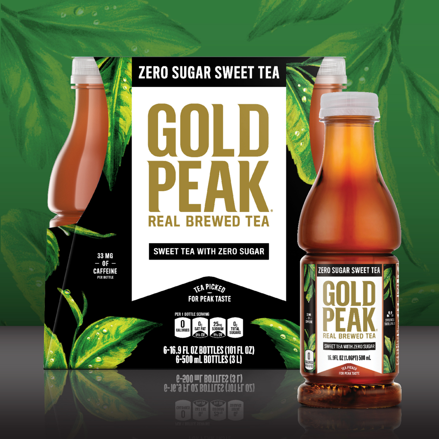slide 2 of 8, Gold Peak Diet Tea - 6 ct, 6 ct; 16.9 oz