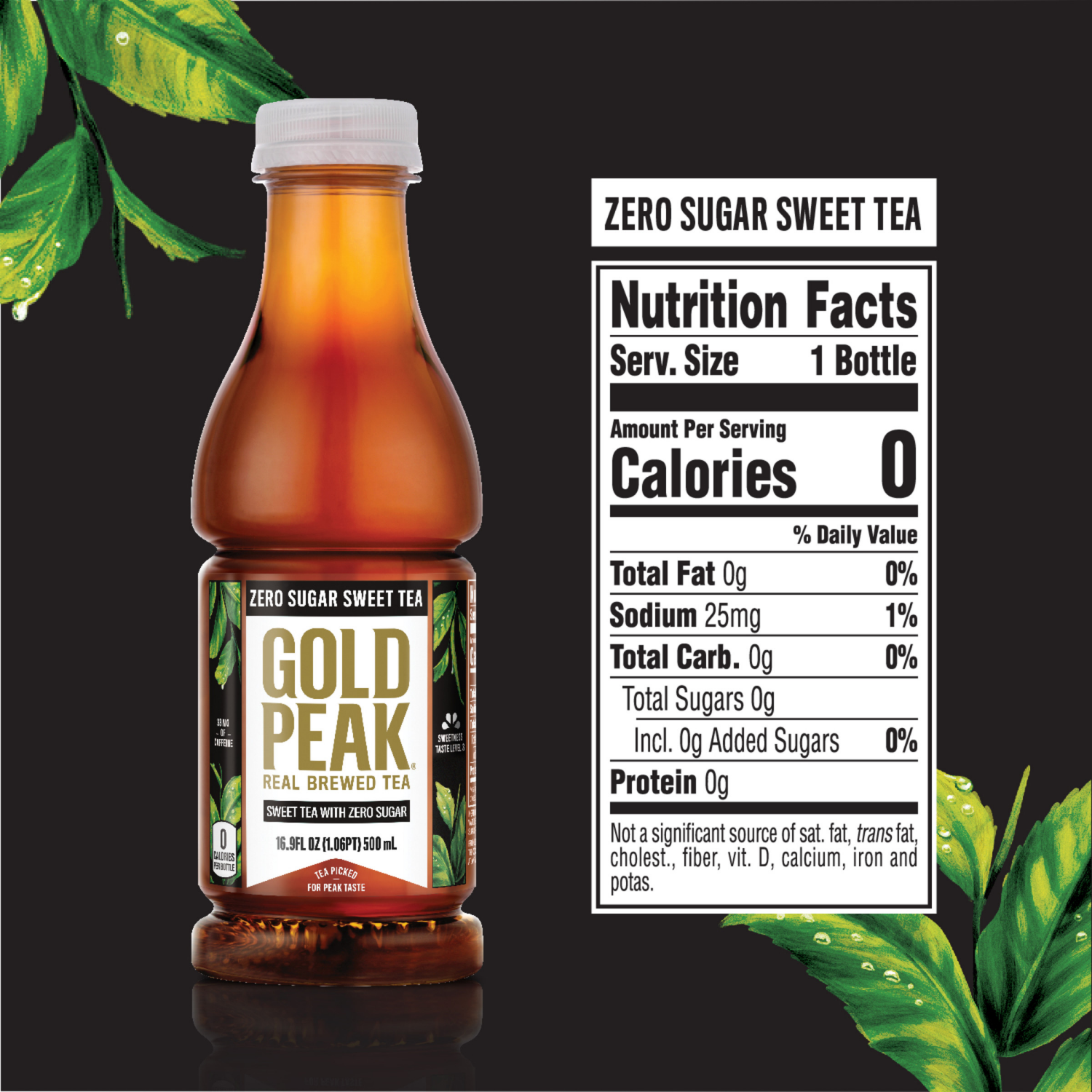 slide 3 of 8, Gold Peak Diet Tea - 6 ct, 6 ct; 16.9 oz