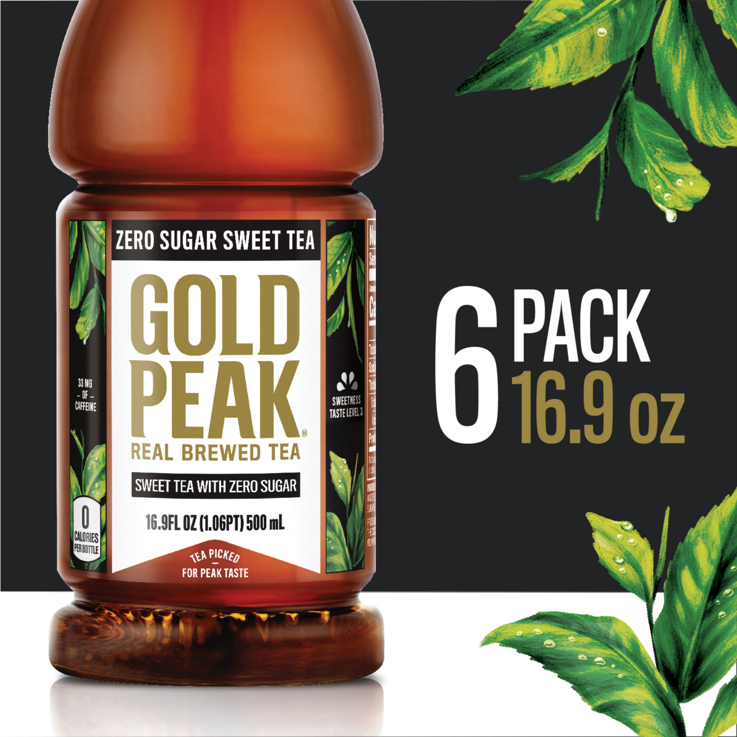 slide 5 of 8, Gold Peak Diet Tea - 6 ct, 6 ct; 16.9 oz