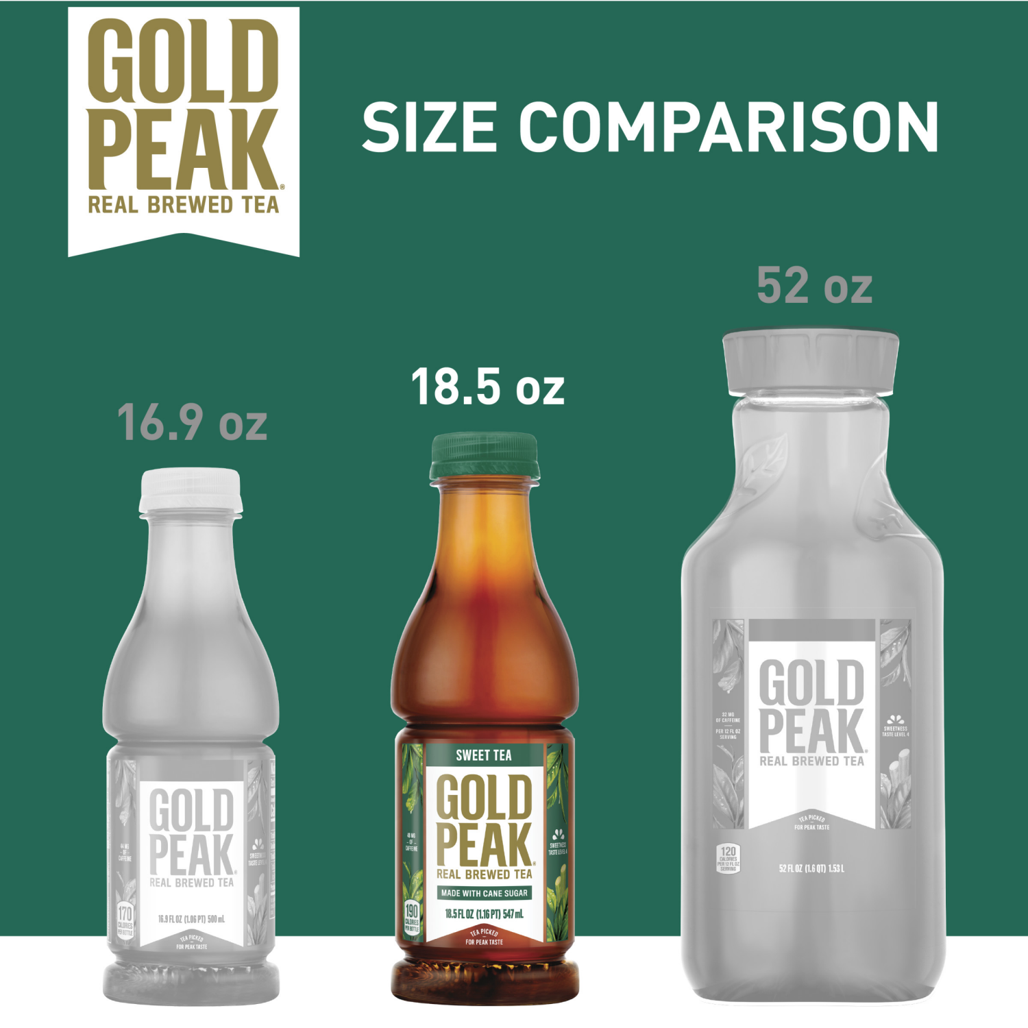slide 3 of 8, Gold Peak Sweetened Black Tea Bottle, 18.5 fl oz, 18.5 fl oz