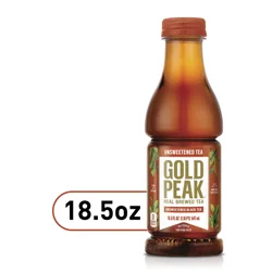Gold Peak Unsweetened Black Tea Bottle, 18.5 fl oz