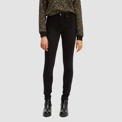 Levi's® Women's 721™ High-Rise Skinny Jeans - Soft Black 24: Heavyweight Denim, Tailored Fit, Stretch, 30" Inseam