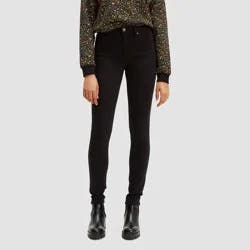 Levi's® Women's 721™ High-Rise Skinny Jeans - Soft Black 24: Heavyweight Denim, Tailored Fit, Stretch, 30" Inseam