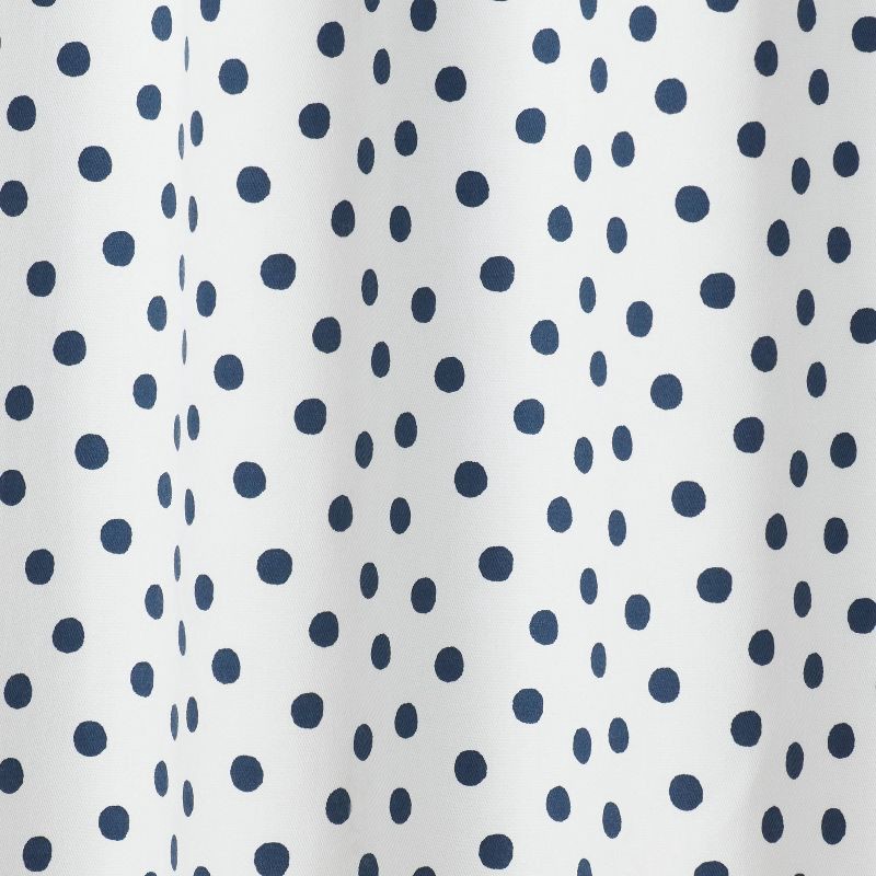 slide 3 of 5, 42"W x 84"L Dot Kids' Curtain Blackout Window Curtain Panel Navy - Pillowfort™, 1 ct