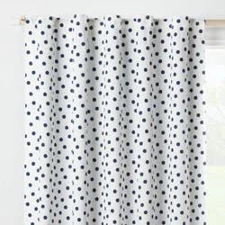 42"W x 84"L Dot Kids' Curtain Blackout Window Curtain Panel Navy - Pillowfort™