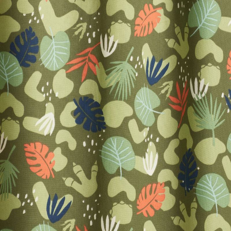 slide 3 of 5, 42"W x 84"L Dinosaur Kids' Blackout Window Curtain Panel - Pillowfort™, 1 ct