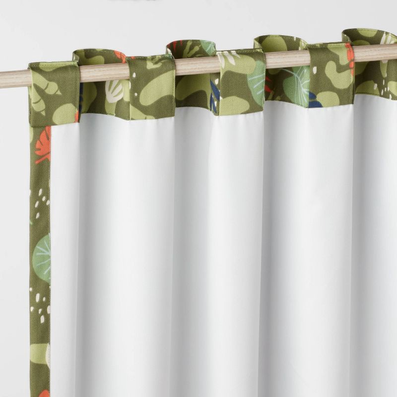 slide 5 of 5, 42"W x 84"L Dinosaur Kids' Blackout Window Curtain Panel - Pillowfort™, 1 ct