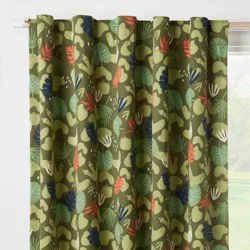 42"W x 84"L Dinosaur Kids' Blackout Window Curtain Panel - Pillowfort™