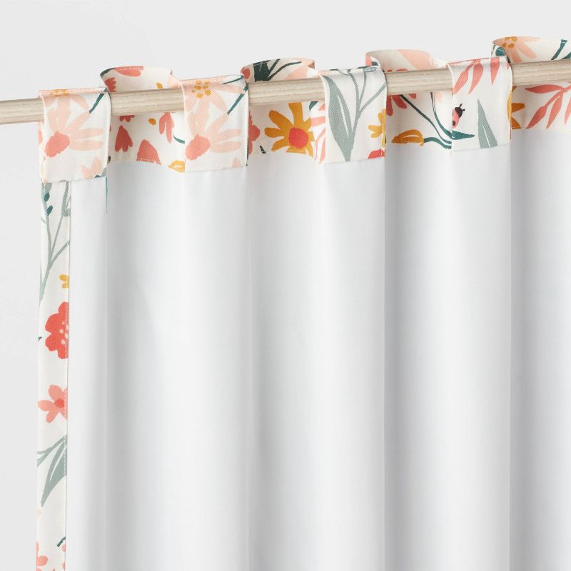 slide 5 of 5, 42"W x 84"L In the Garden Kids' Blackout Window Curtain Panel - Pillowfort™, 1 ct