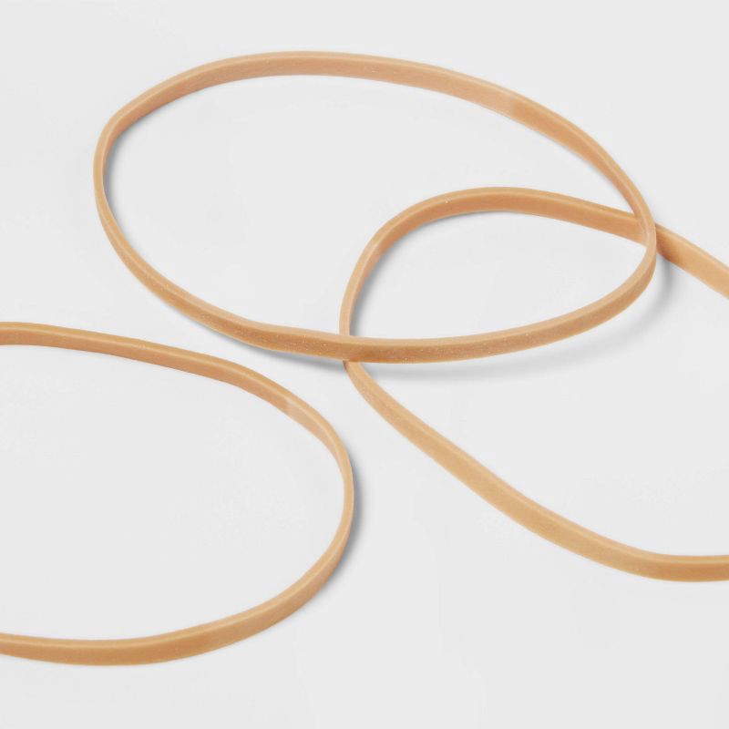 slide 3 of 5, Rubberband 300ct Size 33 3-1/2''x 1/8'' Tan - up&up™: Office Stationery, Beige, Rubber Material, Clips & Fasteners, 300 ct
