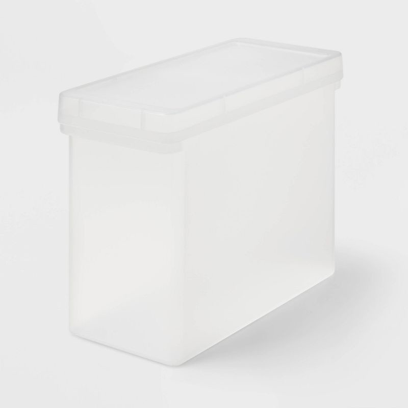 slide 1 of 3, Plastic Hanging File Crate with Lid - Brightroom, 1 ct