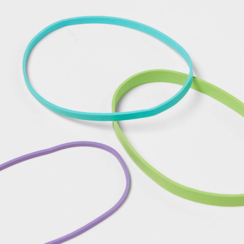 slide 3 of 4, 300ct Rubber Bands Assorted Size and Colors - up&up™, 300 ct