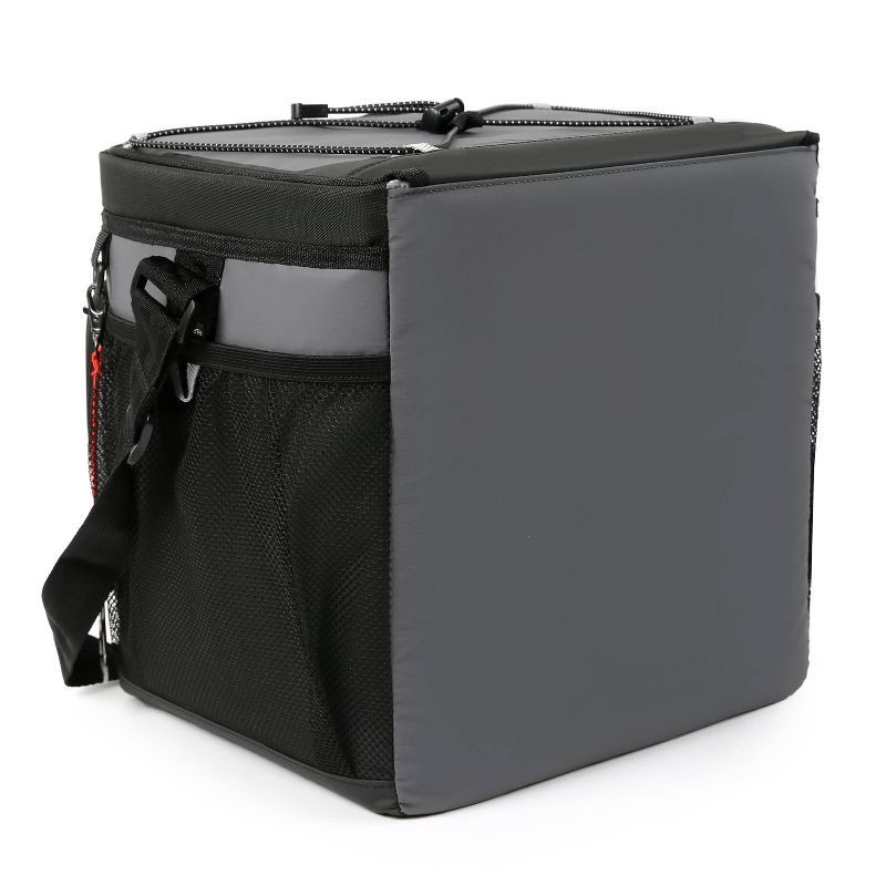 slide 3 of 26, Titan by Arctic Zone Deep Freeze 16qt Zipperless Hardbody Cooler - Sharkskin Gray, 16 qt