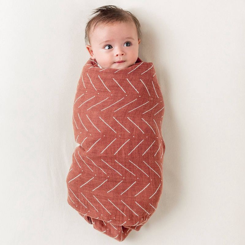 slide 3 of 7, Itzy Ritzy Muslin Breastfeeding Boss Nursing Cover - Rust, 1 ct