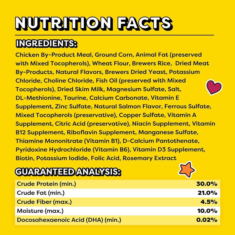 slide 10 of 11, Temptations Salmon and Milk Flavor Crunchy Kitten Treats - 6.3oz, 6.3 oz
