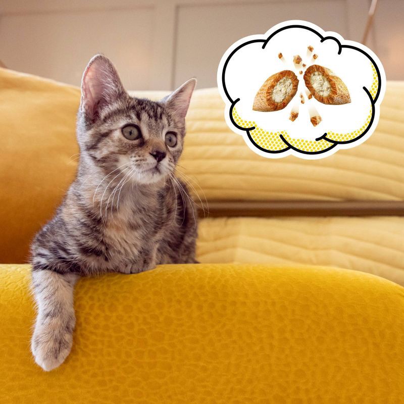 slide 6 of 12, Temptations Chicken and Milk Flavor Crunchy Kitten Treats - 6.3oz, 6.3 oz