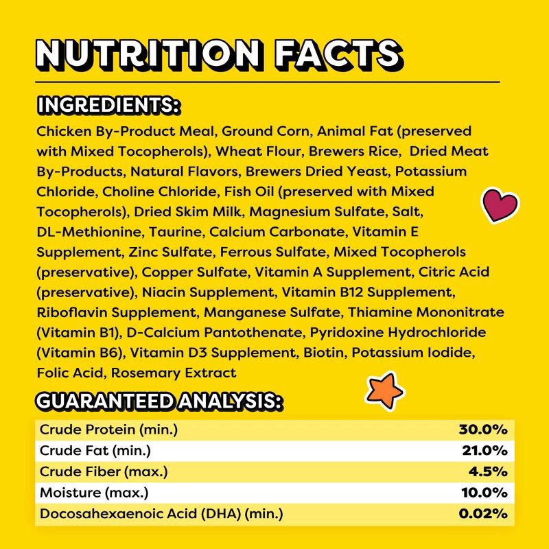 slide 10 of 12, Temptations Chicken and Milk Flavor Crunchy Kitten Treats - 6.3oz, 6.3 oz