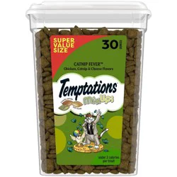 Temptations Cheese, Chicken and Catnip Flavor Mix-Ups Crunchy Treats Cat Treats - 30oz