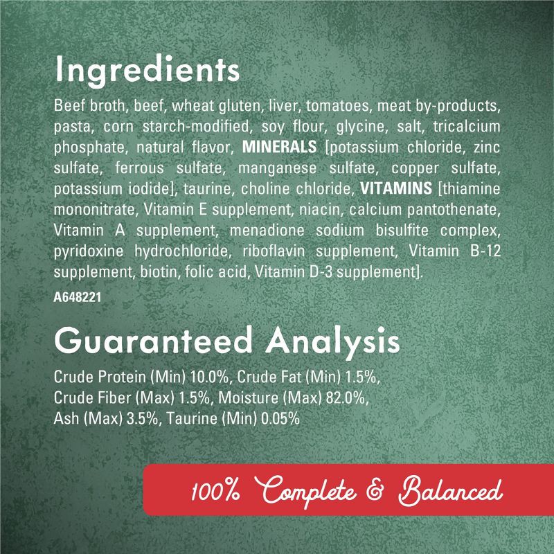 slide 6 of 9, Fancy Feast Medleys Beef Ragu Recipe with Tomatoes and Pasta in a Savory Sauce Wet Cat Food - 3oz, 3 oz