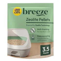 Tidy Cats Breeze Original Pellets Stand Up Pouch Unscented Cat Litter - 3.5lbs