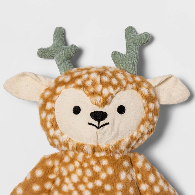 slide 2 of 3, Deer Plush Dog Toy - L - Boots & Barkley, 1 ct