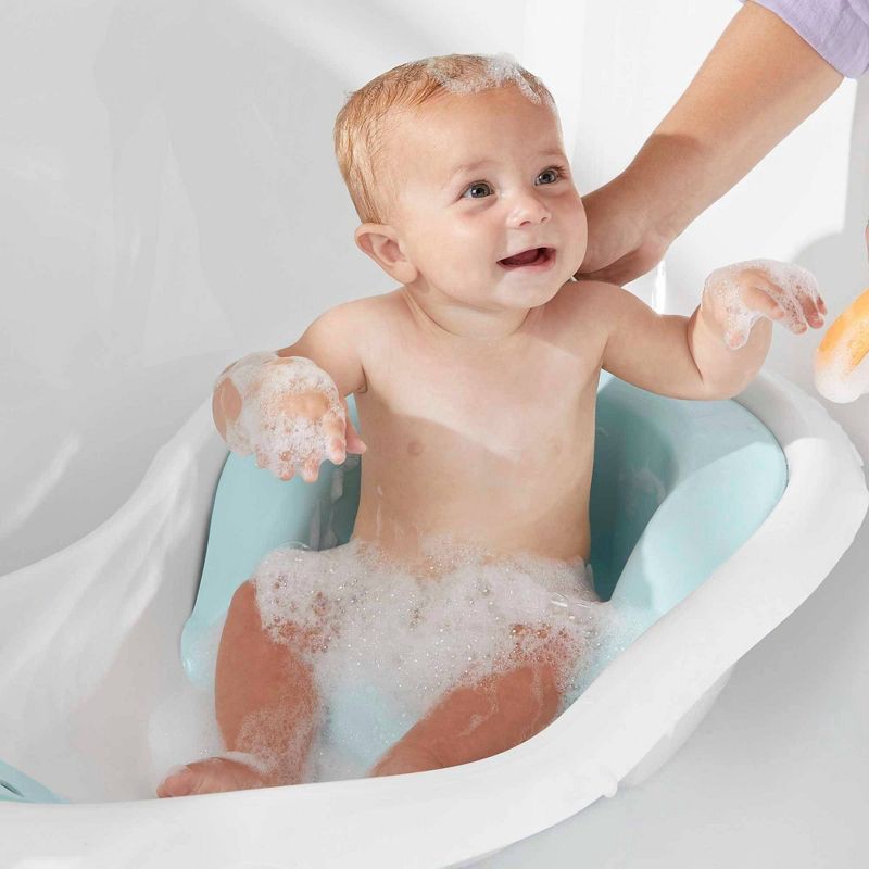 slide 3 of 7, Fisher-Price 4-in-1 Sling 'n Seat Tub - White/Blue, 1 ct