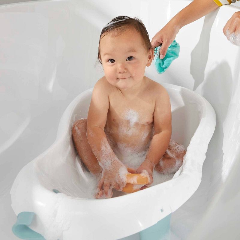 slide 4 of 7, Fisher-Price 4-in-1 Sling 'n Seat Tub - White/Blue, 1 ct