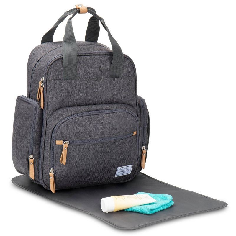 slide 4 of 9, Eddie Bauer Canyon Summit Convertible Diaper Bag Backpack - Gray, 1 ct