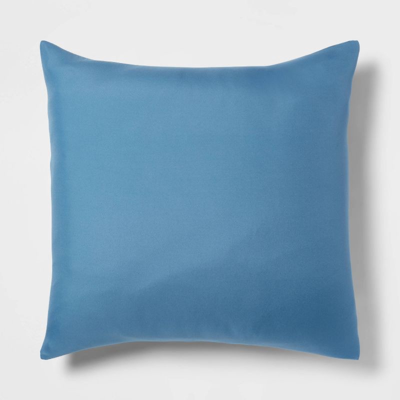 slide 6 of 9, 8pc King Block Print with Border Comforter Bedding Set Light Blue - Threshold™: Cotton Blend, Quilted, OEKO-TEX Certified, 8 ct
