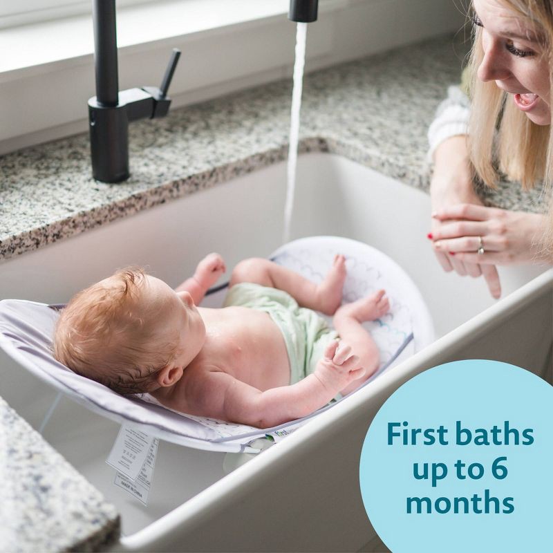 slide 3 of 7, The First Years Sure Comfort Folding Baby Bather – For Sink or Tub Use, 1 ct