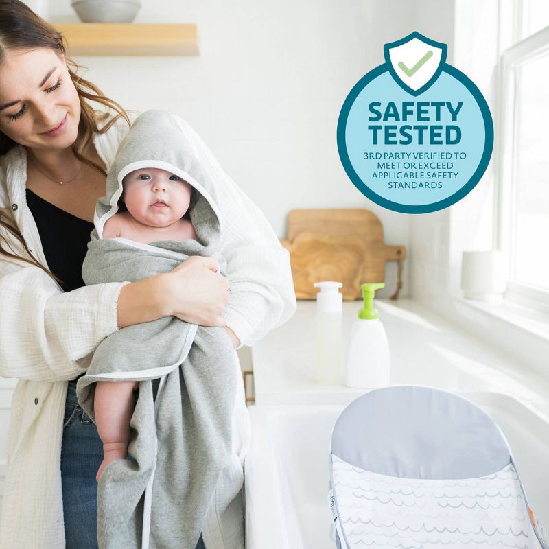 slide 4 of 7, The First Years Sure Comfort Folding Baby Bather – For Sink or Tub Use, 1 ct