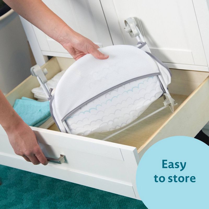 slide 6 of 7, The First Years Sure Comfort Folding Baby Bather – For Sink or Tub Use, 1 ct