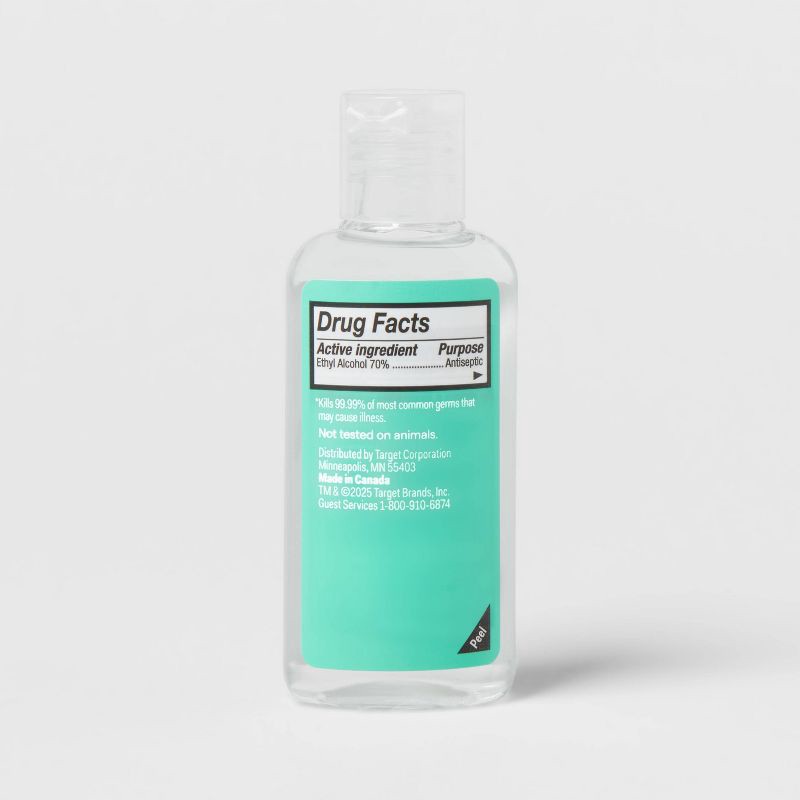 slide 3 of 3, T&T Hand Sanitizer Gel with Aloe - 2 fl oz -Trial Size - up&up™, 2 fl oz